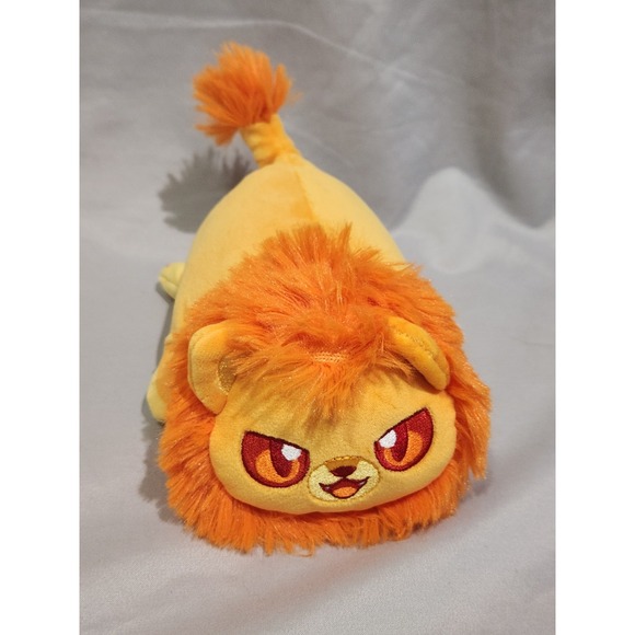 Aphmau MeeMeows Lion Cat Plush Pillow Yellow Orange Stuffed Animal Toy Safari - Picture 1 of 6